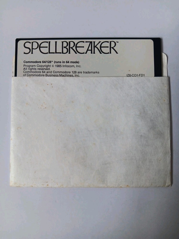 Commodore 64 Spell Breaker Floppy Disk Only Computer Game Software Tested/Works
