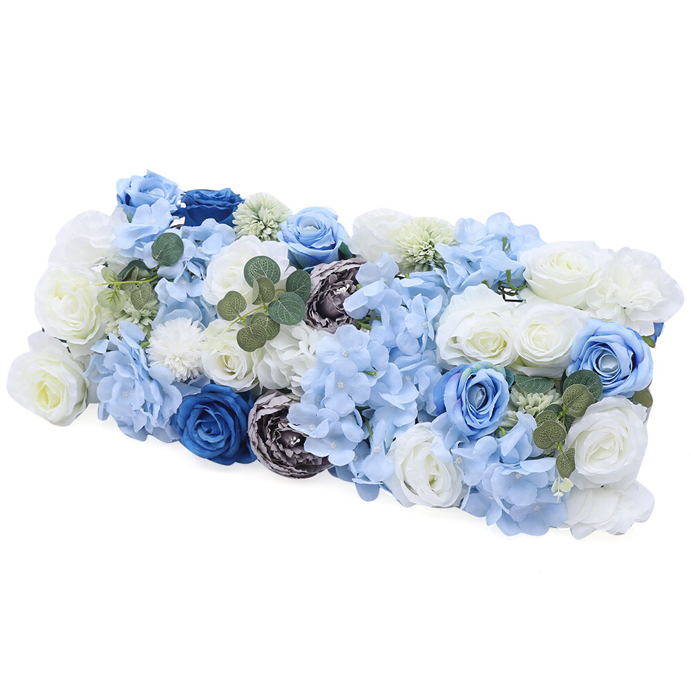 6 Pack Artificial Flower Wall Panel Floral Panel Background Wedding Party Decor