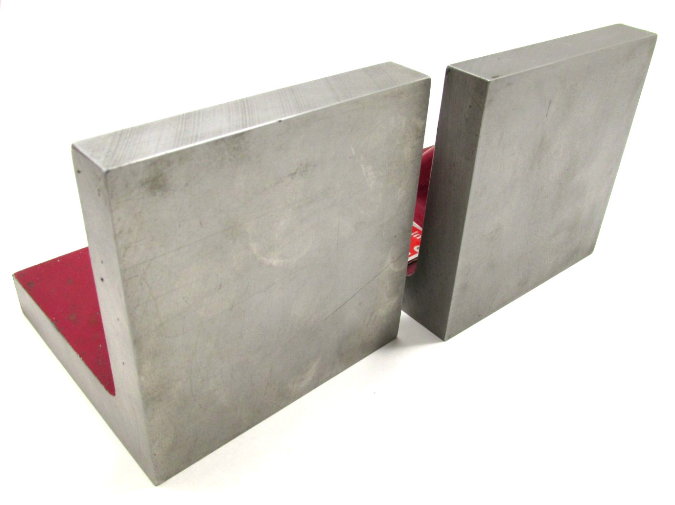 PAIR OF SUBURBAN 4'' x 4'' x 4'' PRECISION GROUND ANGLE PLATES - #PAW-040404-G