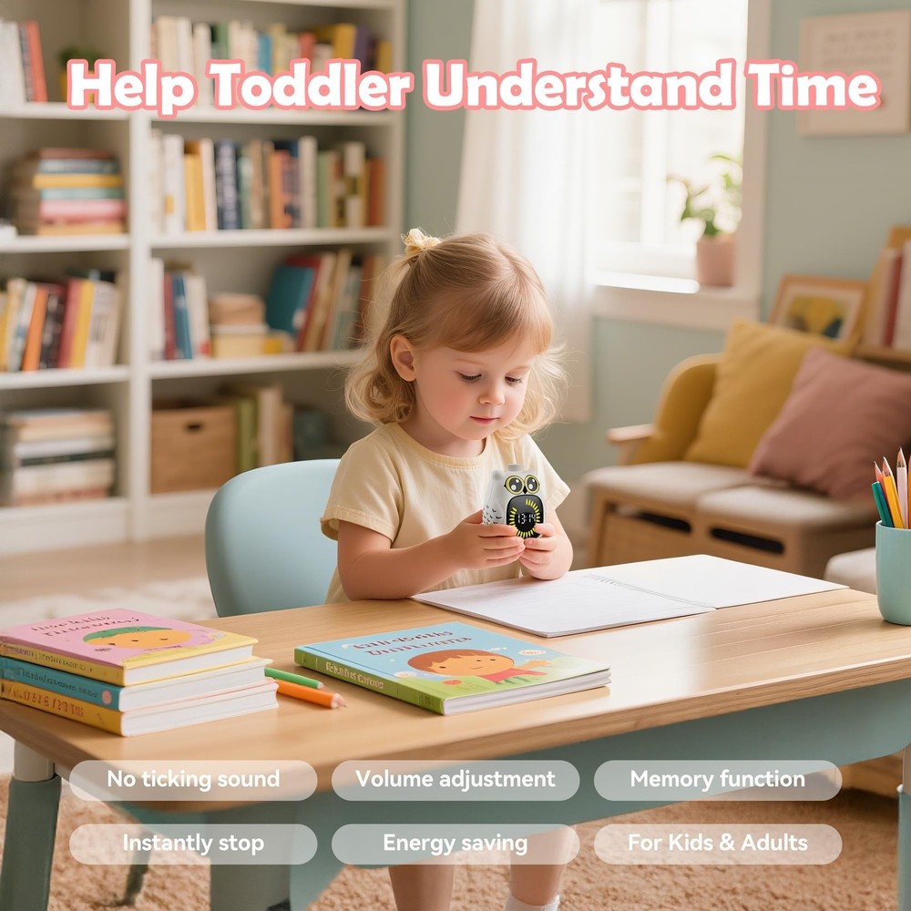 Visual Timer for Kids 99-Minute - Digital Silent Countdown Visual Timer for C...