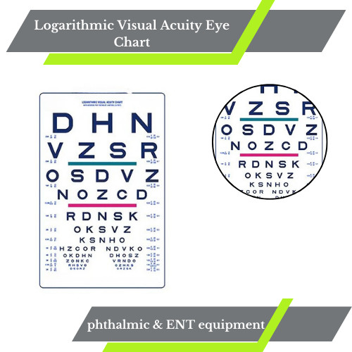 Logarithmic Visual Acuity Eye Chart