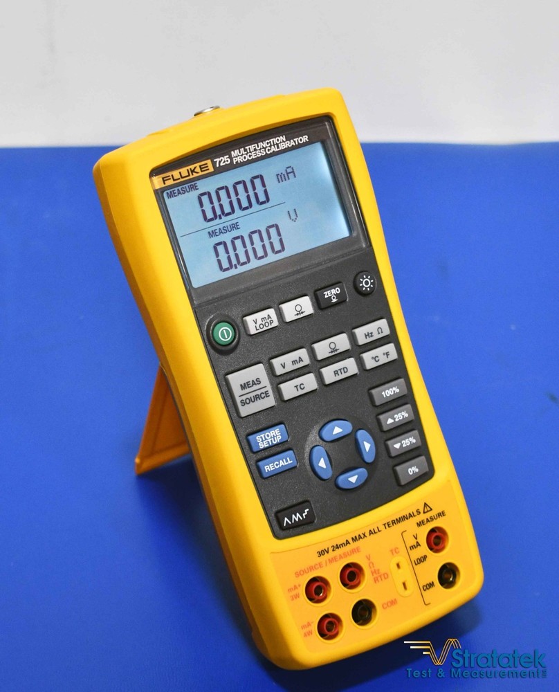 Fluke 725 Multifunction Process Calibrator - NIST Calibrated with Data