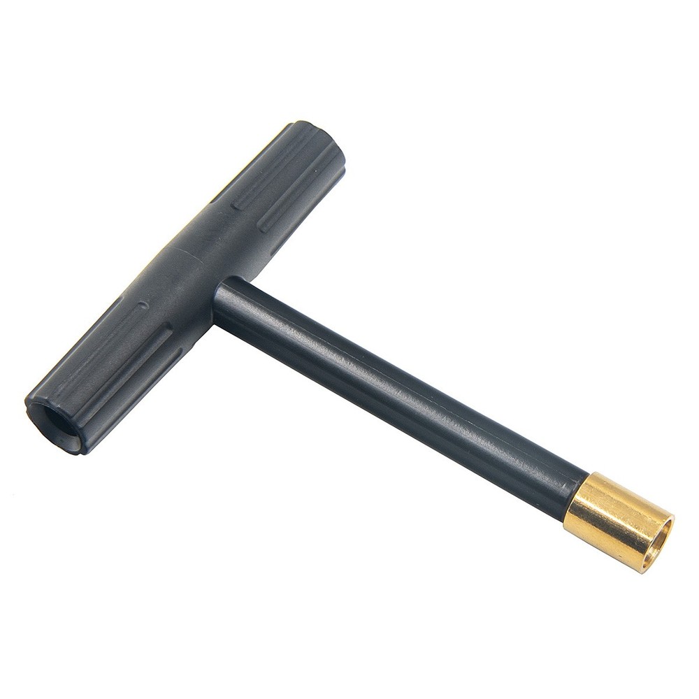 T-Handle Bullet Starter - Muzzleloader Bullet Starter w/ Brass Jags - Black