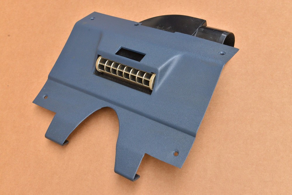 77-90 Caprice Lower Driver Side Dash Vent Trim Panel Under Steering Column Blue