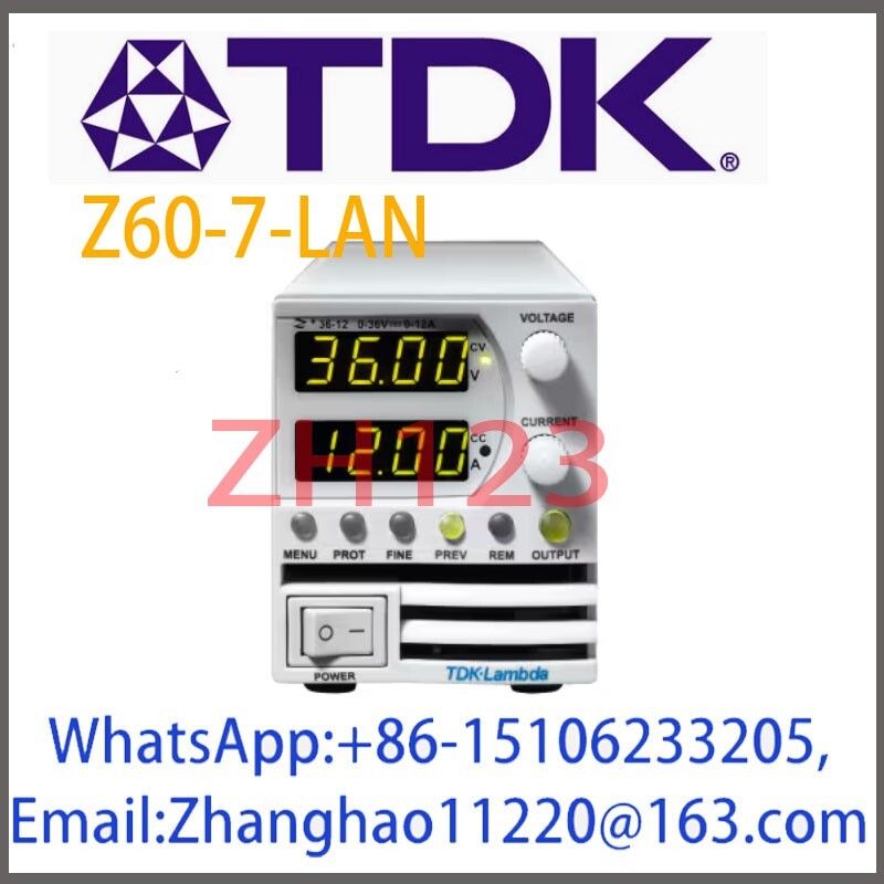 TDK-LAMBDA  Z60-7-LAN  Programmable DC Power Supply