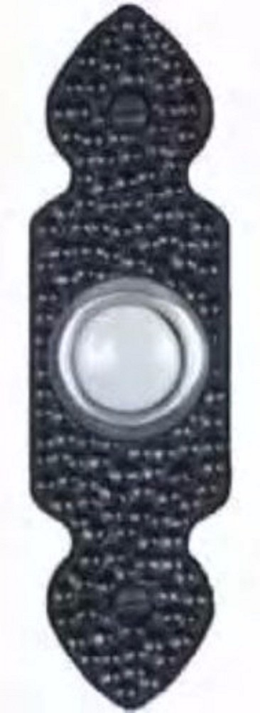 Heath Zenith Wired Doorbell Push Button 829LB-A   Black