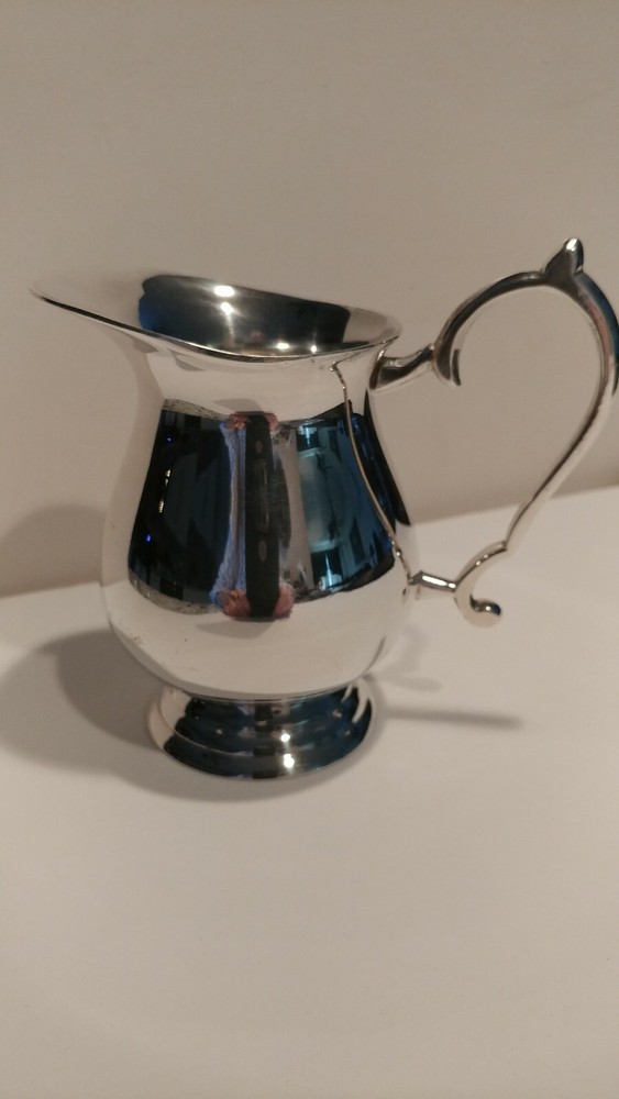 Vintage Silver Plated Small Cream Pitcher