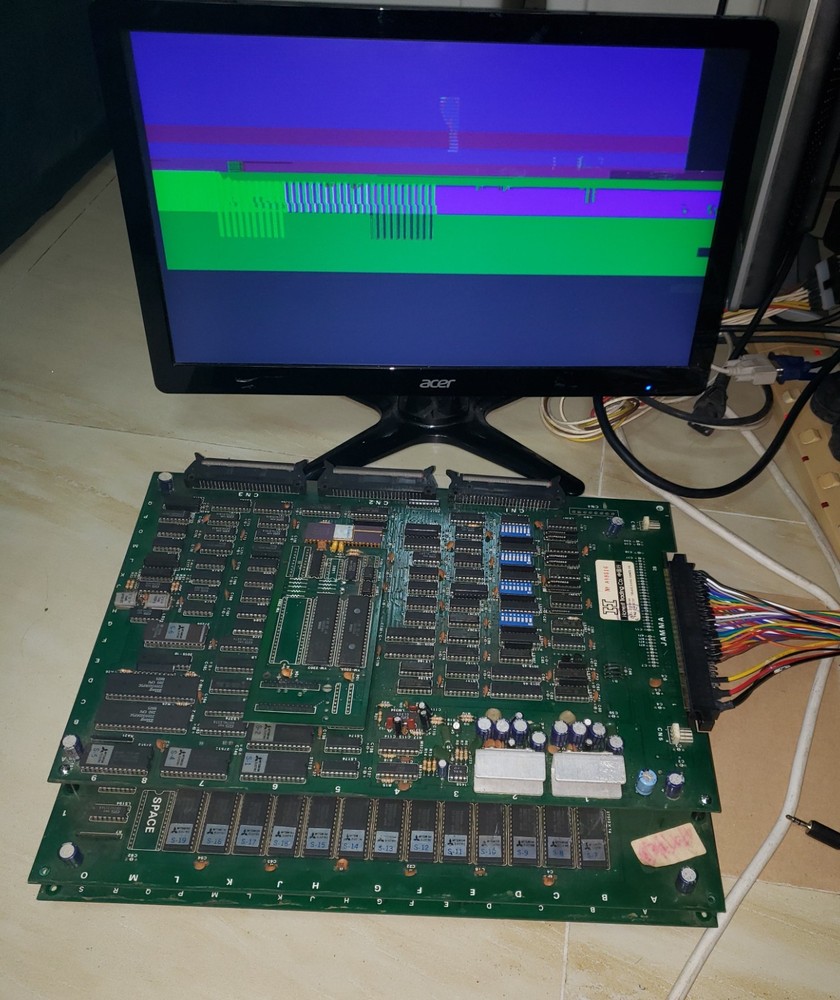 CAPCOM COMMANDO HARDWARE PCB (not working ) Arcade Original Video Game