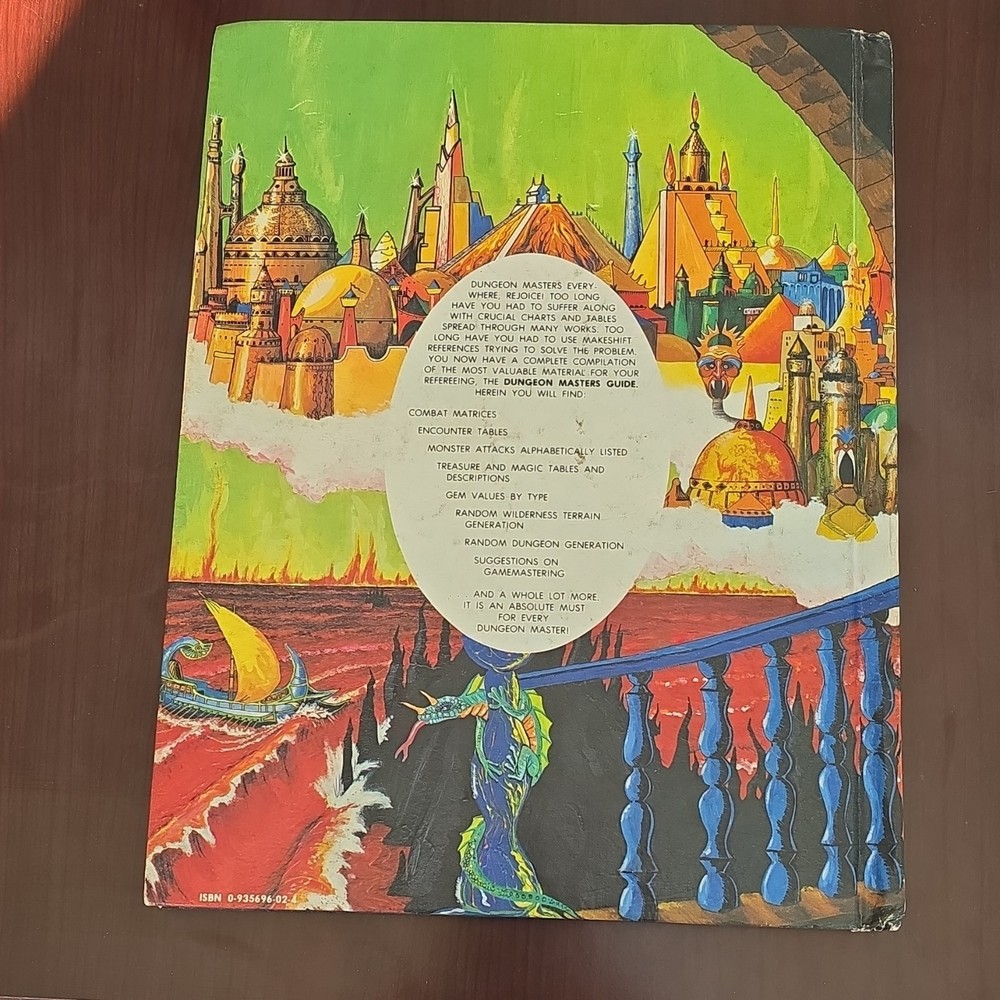 Advanced Dungeons & Dragons Dungeon Masters Guide Gary Gygax 1979