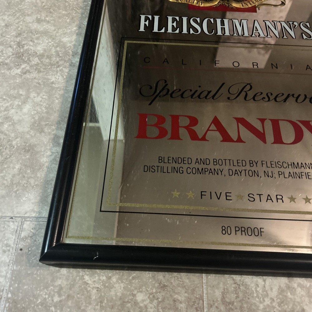Fleischmann's Brandy Mirror 16x20