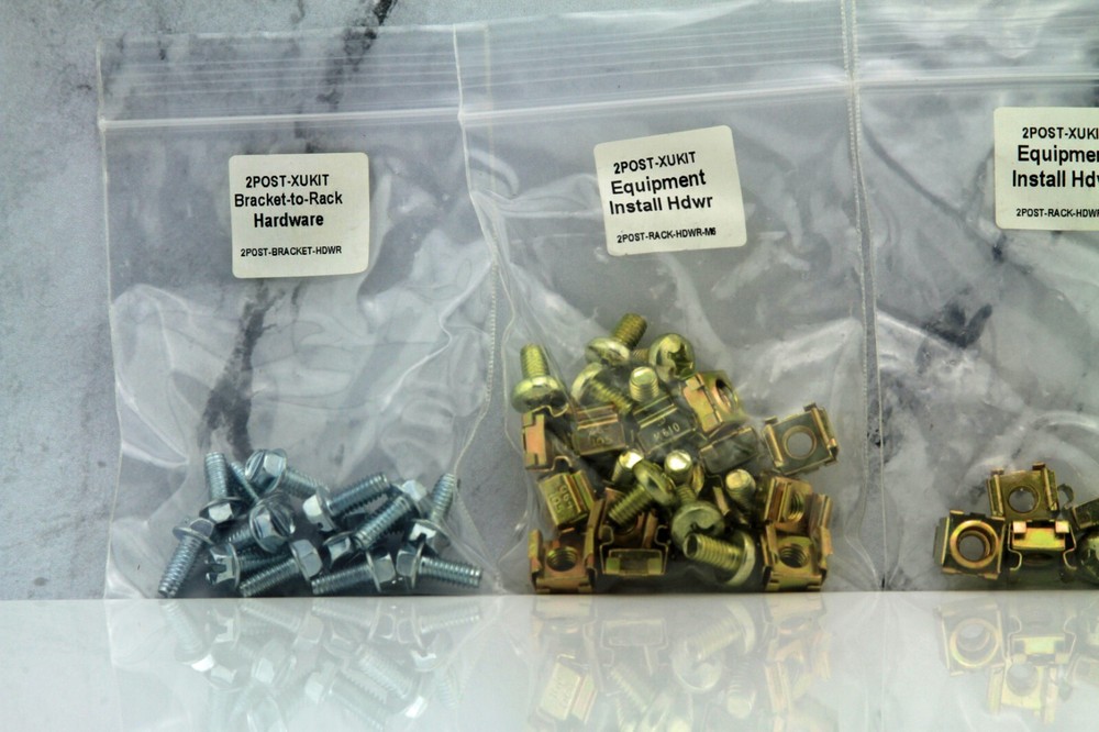 Rack Solutions 2-Post 4-Post Equipment Bracket Installation Mounting Hardware