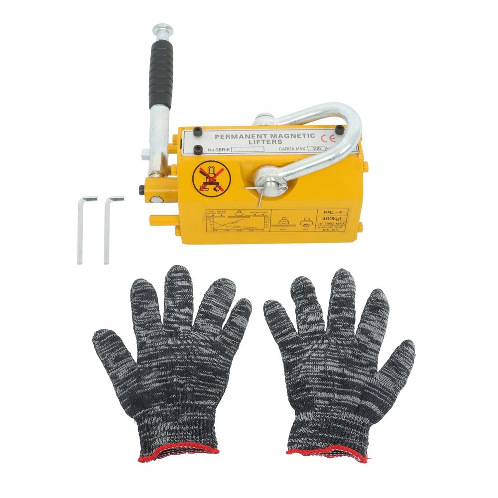 880LBS Pulling & Lifting Capacity Permanent Magnetic Lifter 2.5 Safety Factor