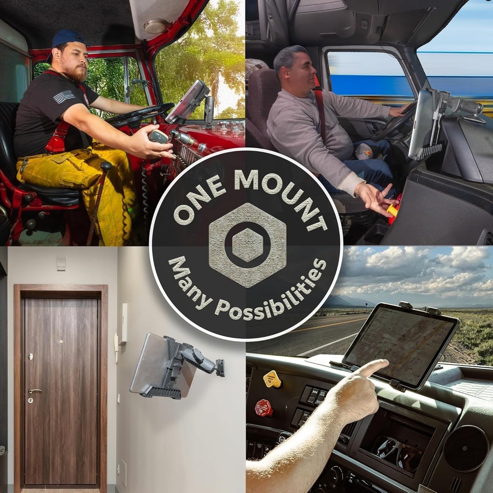 Heavy-Duty Tablet Holder for Trucks