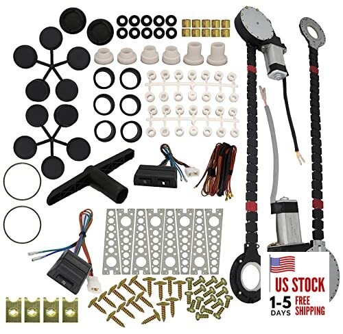 Universal Electric Power Window Kit, Electric Window Conversion Kit Include 2