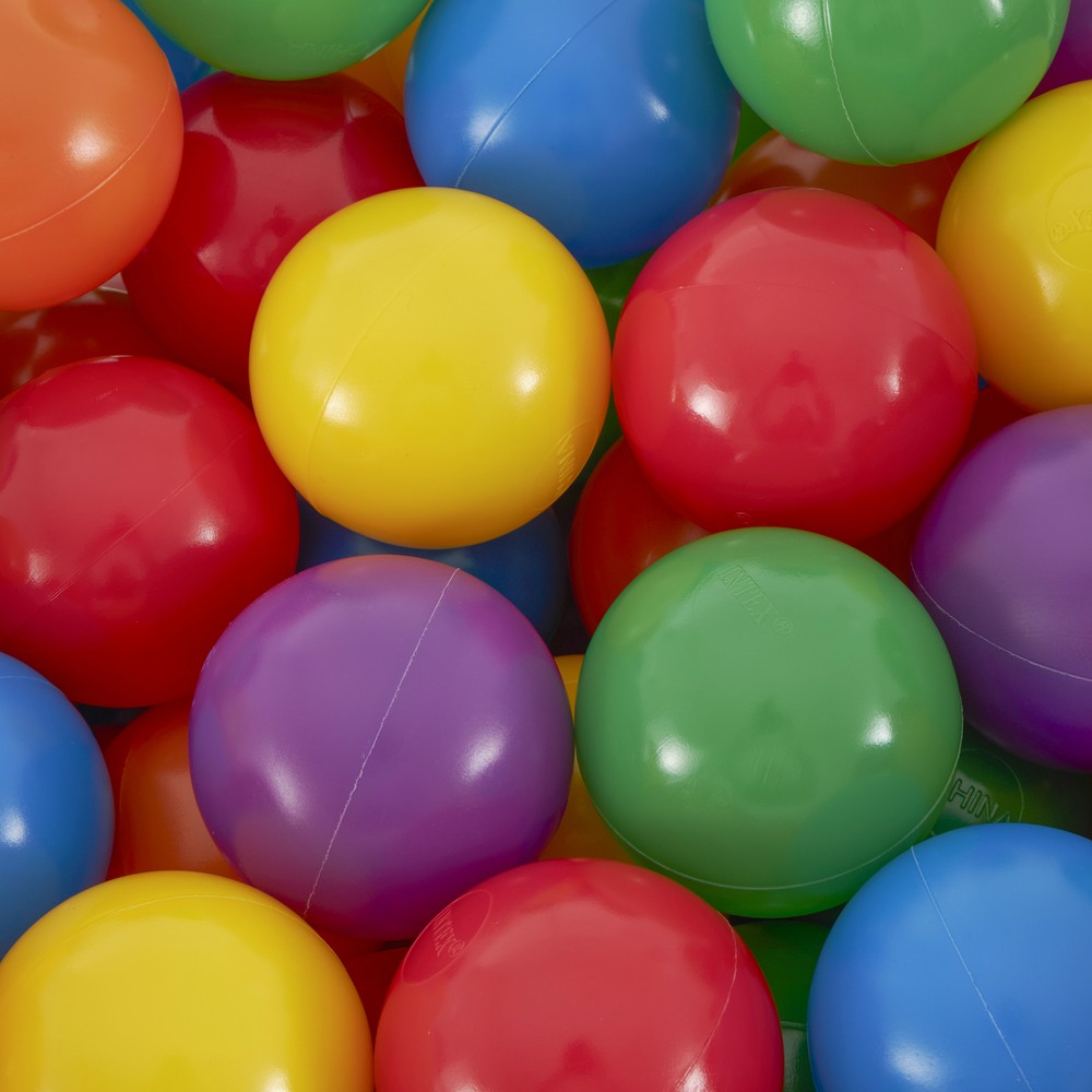 100 Pack Intex Small Plastic Multi-Colored Fun Ballz For A Ball Pit (2 Pack)
