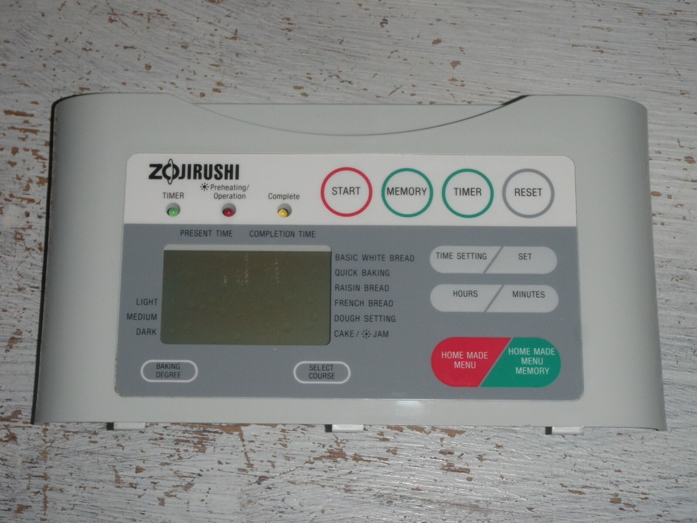Electronic Control Panel for Zojirushi bread machine model BBCC-S15