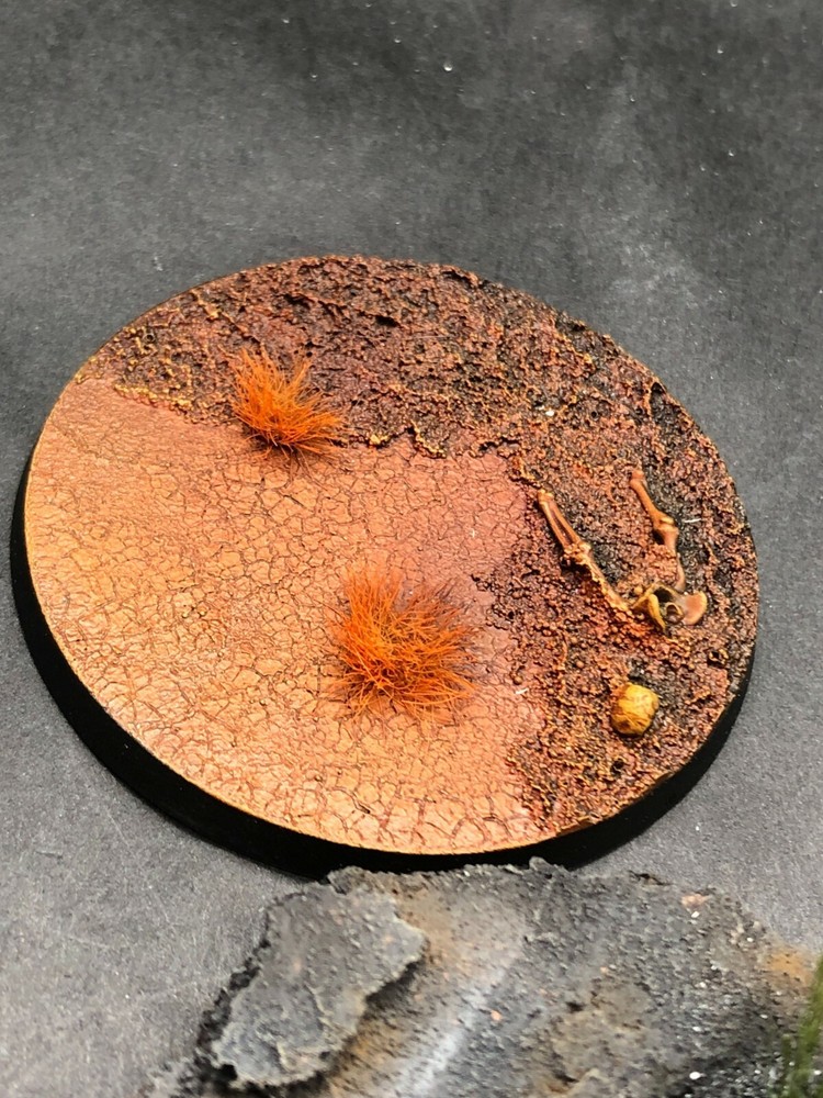 Warhammer 40k Elrik's Hobbies Terrain Scorched Earth 60mm B base