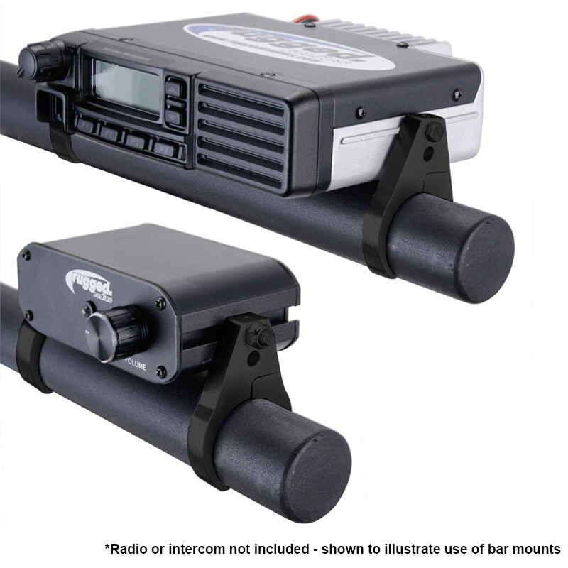Rugged Radios Bar Mount Clamps for Radios Intercoms Accessories UTV Side by Side