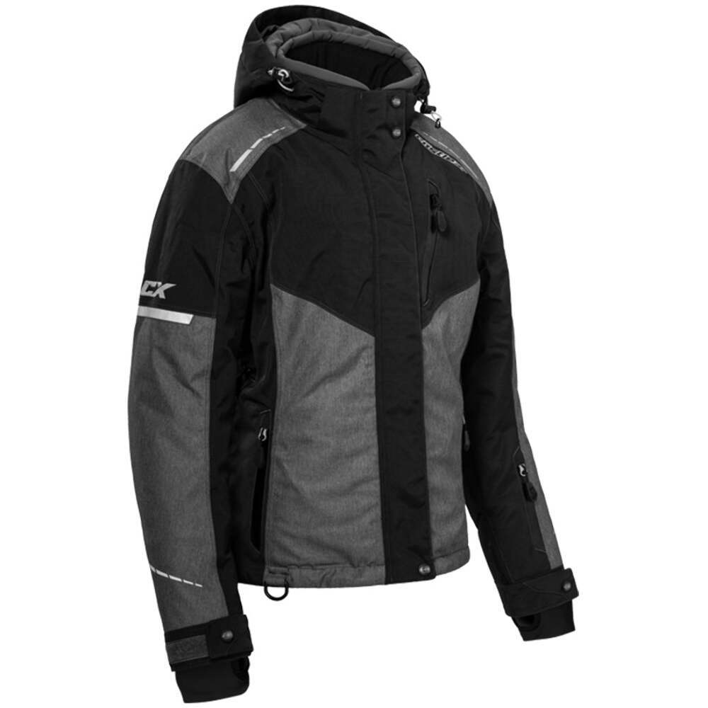 Castle X Polar Women's Snowmobile Jacket - Heather Gray/Black