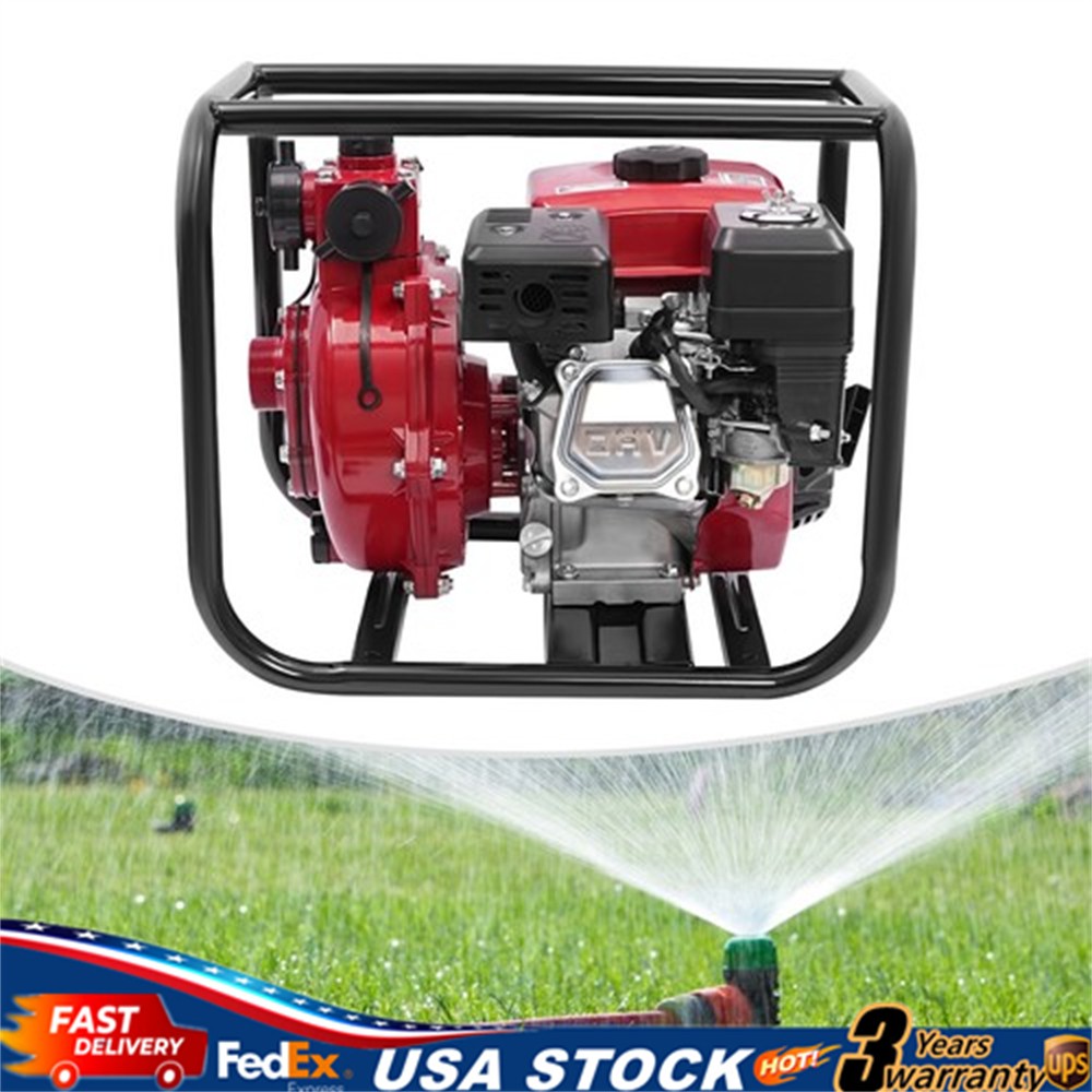 4-Stroke Water Pump irrigation Pump w/ Water Pipe Pull Start 1659.79 ft³/h