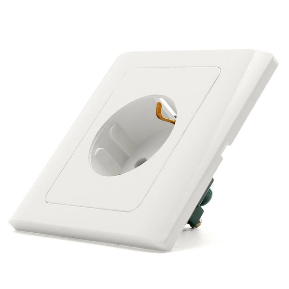 Single EU German Standard Electrical Plug Socket Wall Power Outlet Panel 16A ...