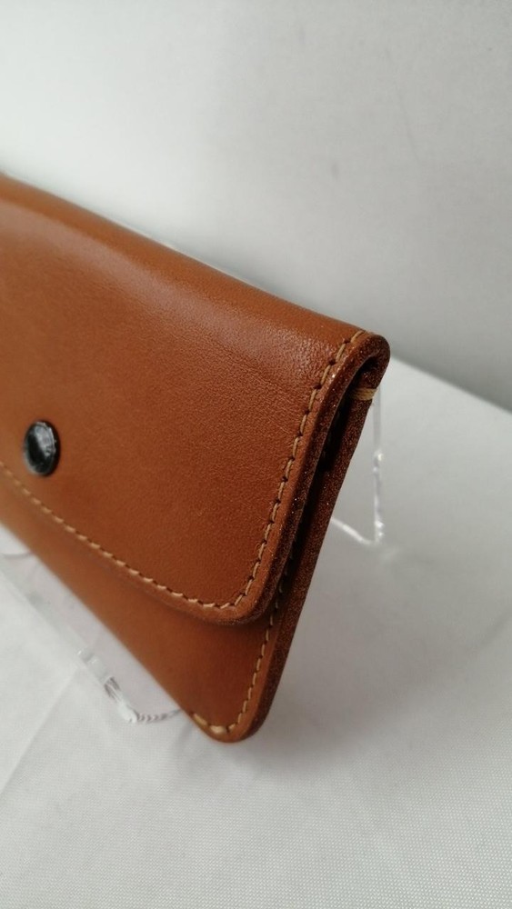 Coach 21086 Brown Leather Card Pouch