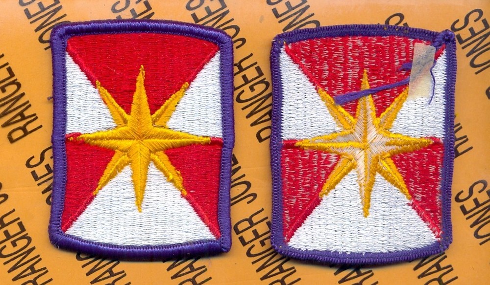 US Army 347th Support Brigade ~2.5" dress uniform patch m/e