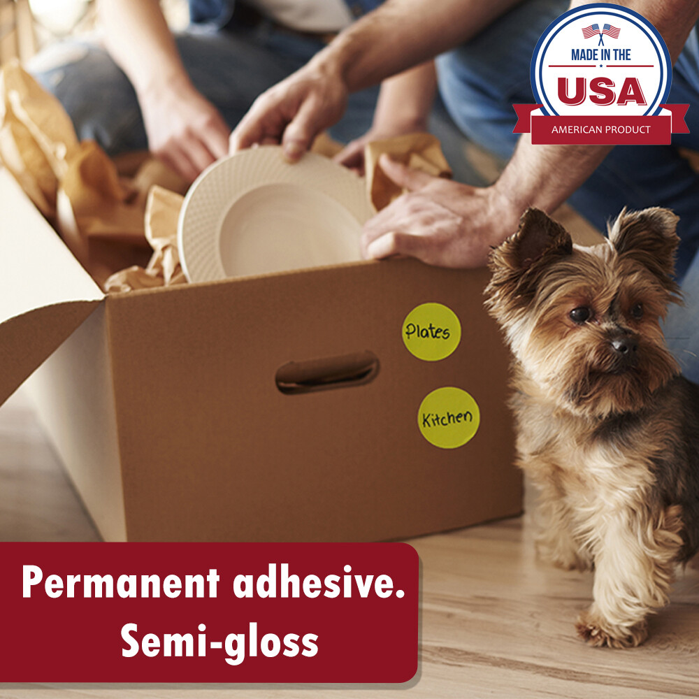 Round 2 Inch Stickers 50mm Color Coding Dot Labels Jars Storage Identification