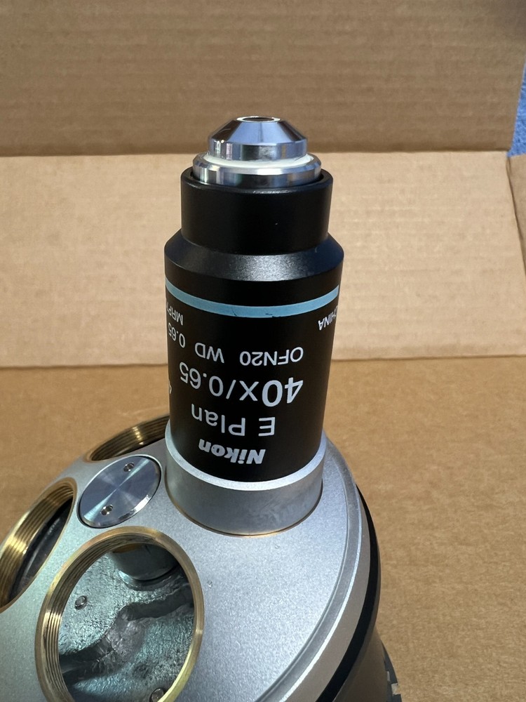 Nikon E Plan 40x/0.65 WD 0.65 MICROSCOPE LENS OBJECTIVE MRP70400