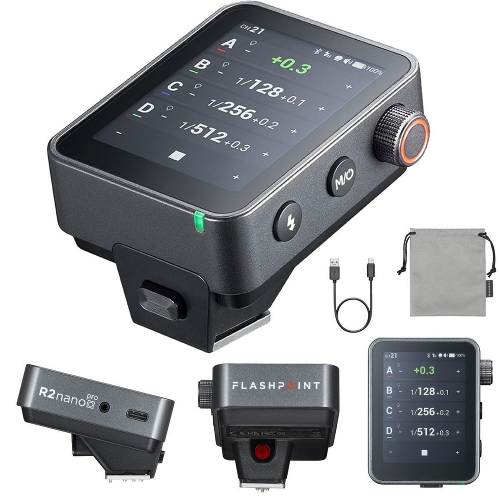 Flashpoint R2 Nano Pro Touchscreen TTL Wireless Flash Trigger for FUJIFILM, Godo