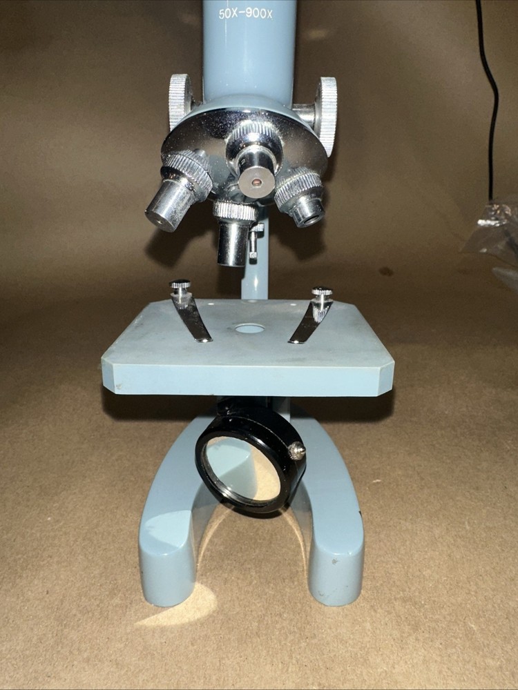 Vintage Atco 50X-900 Microscope