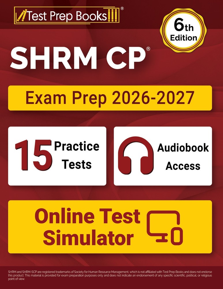 SHRM CP Exam Prep 2026-2027: 15 Practice Tests and SHRM Study Guide