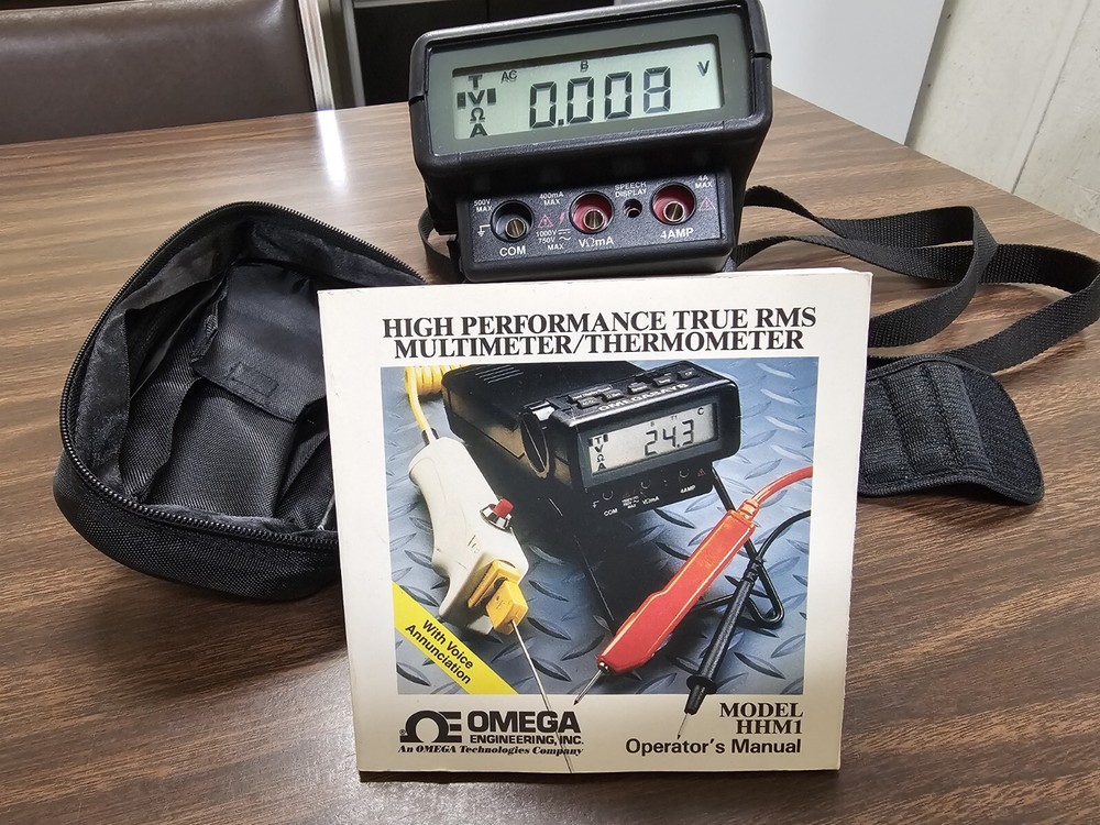 Omegasays HHM1A High Performance True Rms Multimeter / Thermometer