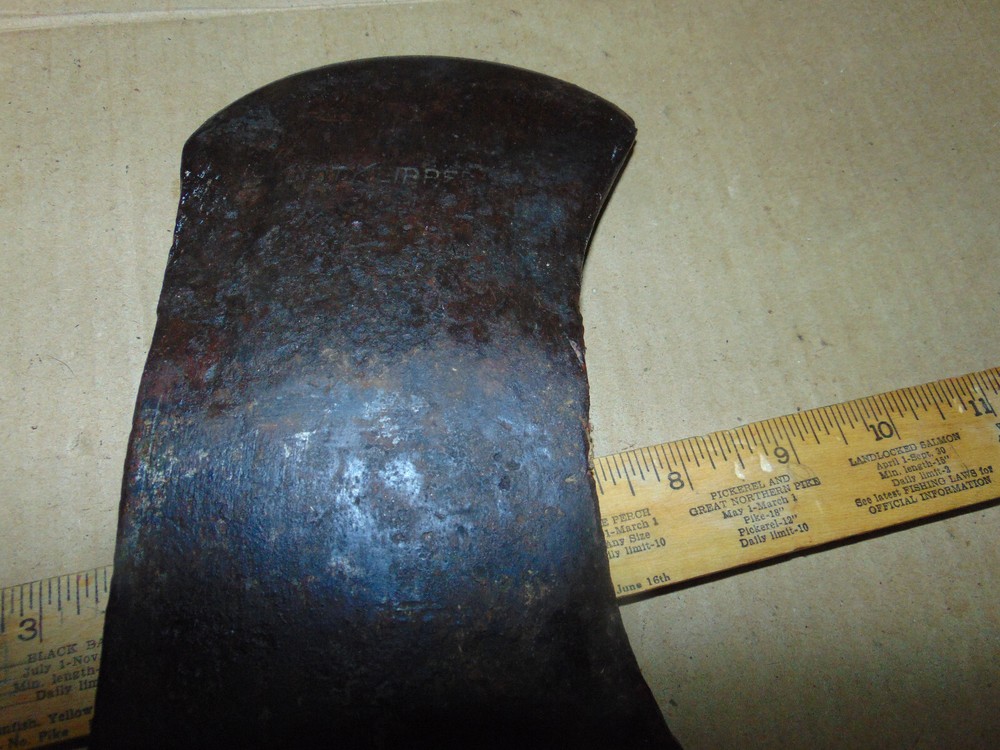 Very Old Double Edged Axe Head "Knot Klipper"