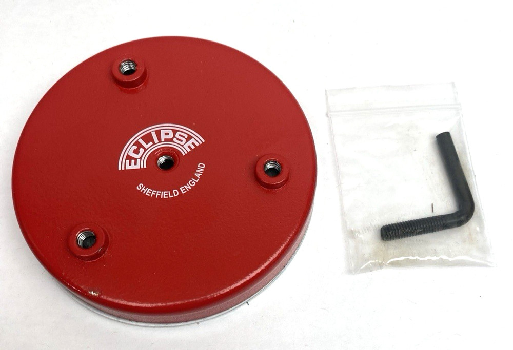 E897 C Eclipse Magnetics, Ferrite Shallow Pot Magnets With Hook And Holes