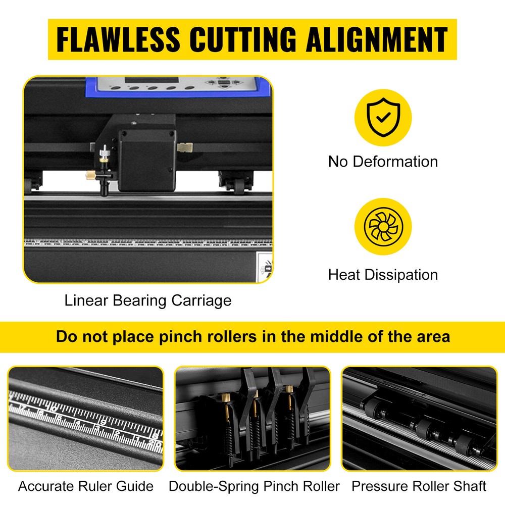 28" Vinyl Cutter Machine Cutting Plotter Bundle SignMaster Floor Stand