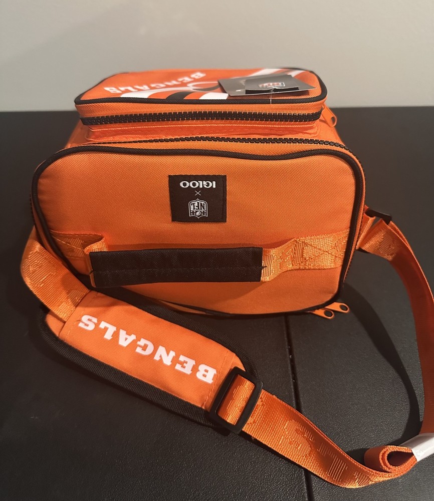 NWT IGLOO Cincinnati Bengals Square Lined 4-Pack Cooler