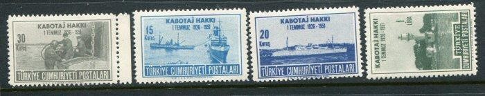 Turkey #1043-6 MNH