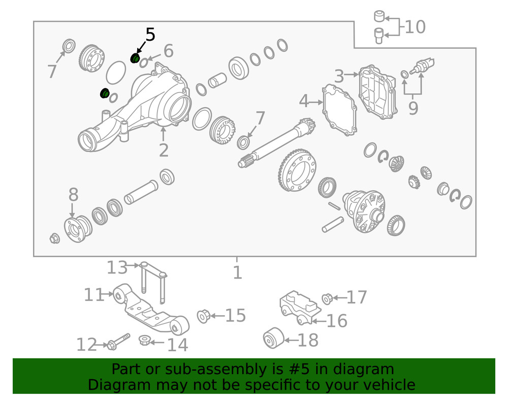 Genuine Subaru Drain Plug 32103AA070