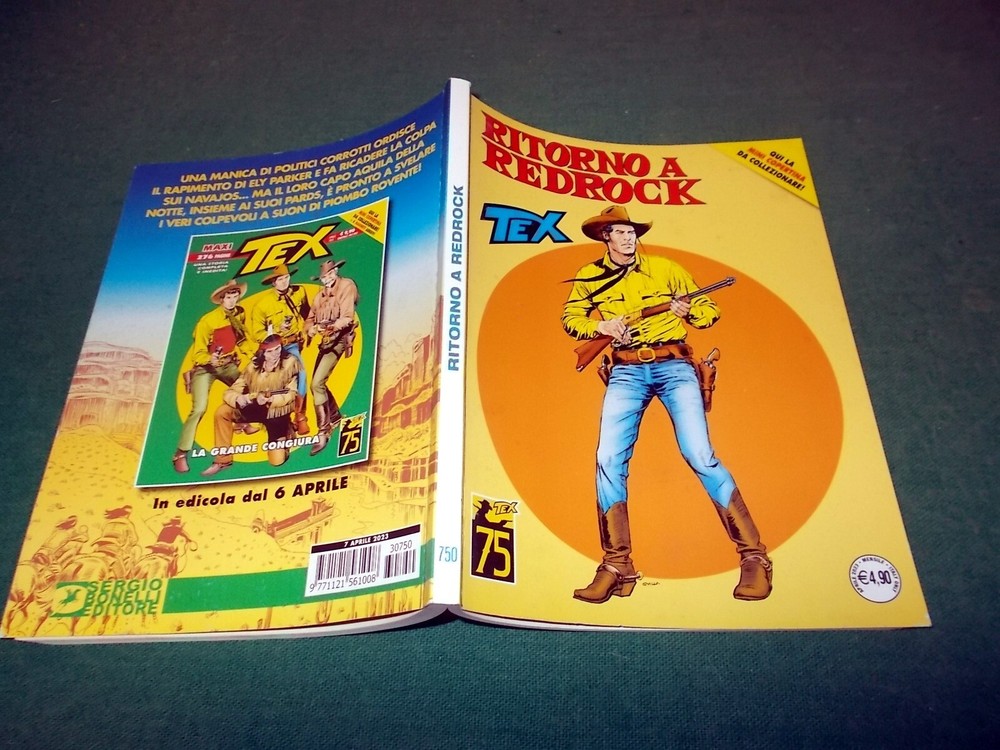 Unpublished TEX No. 750 Bonelli Editions 2023