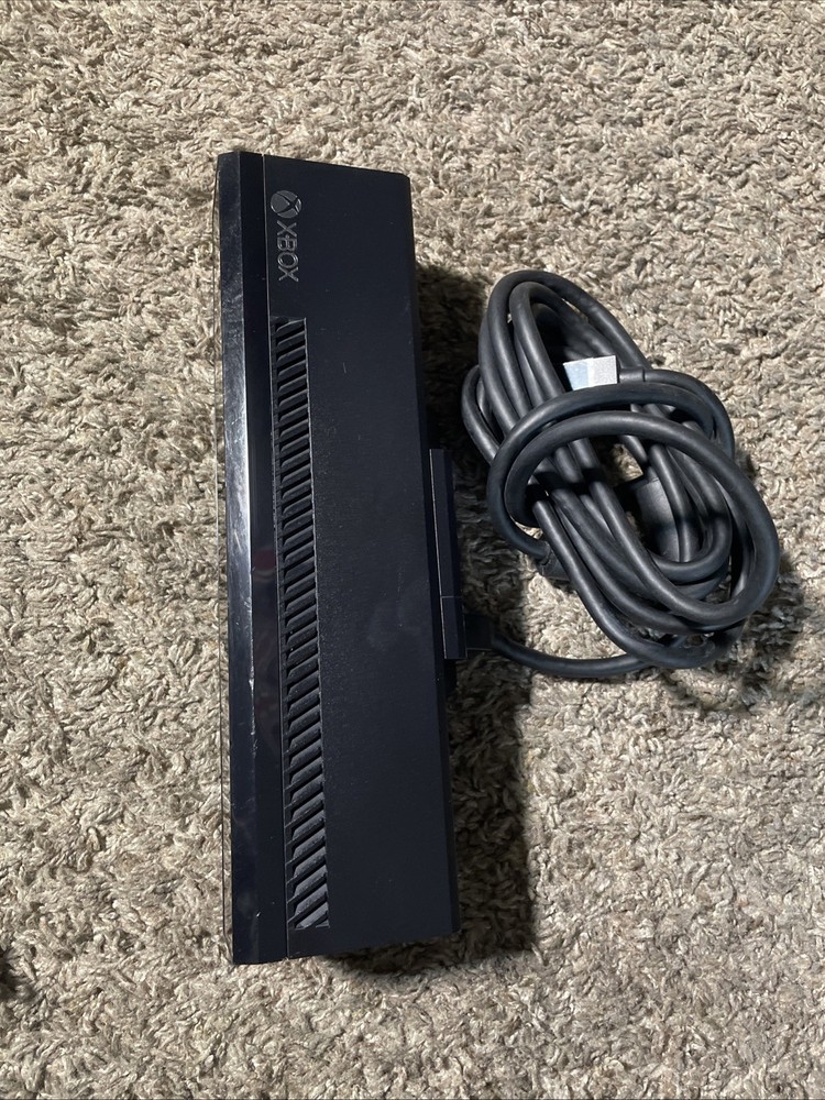 Microsoft Xbox Kinect Sensor Bar Camera w/ Adapter Black Model 1595 Tested OEM