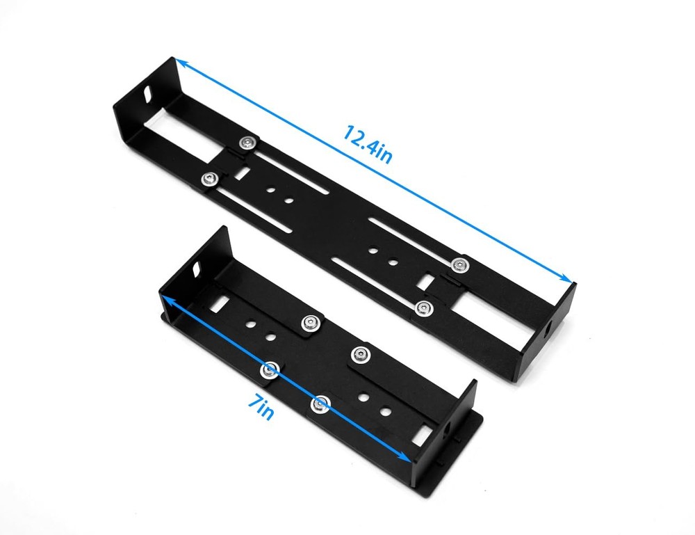 Adjustable Mailbox Mounting BracketCarbon SteelAdjustable DesignOnly Applicab...