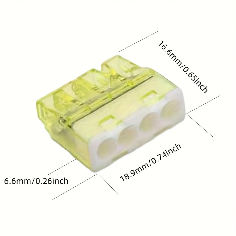 Electrical Wire Connector Set - Multi-Port Quick Terminal Blocks for Wiring