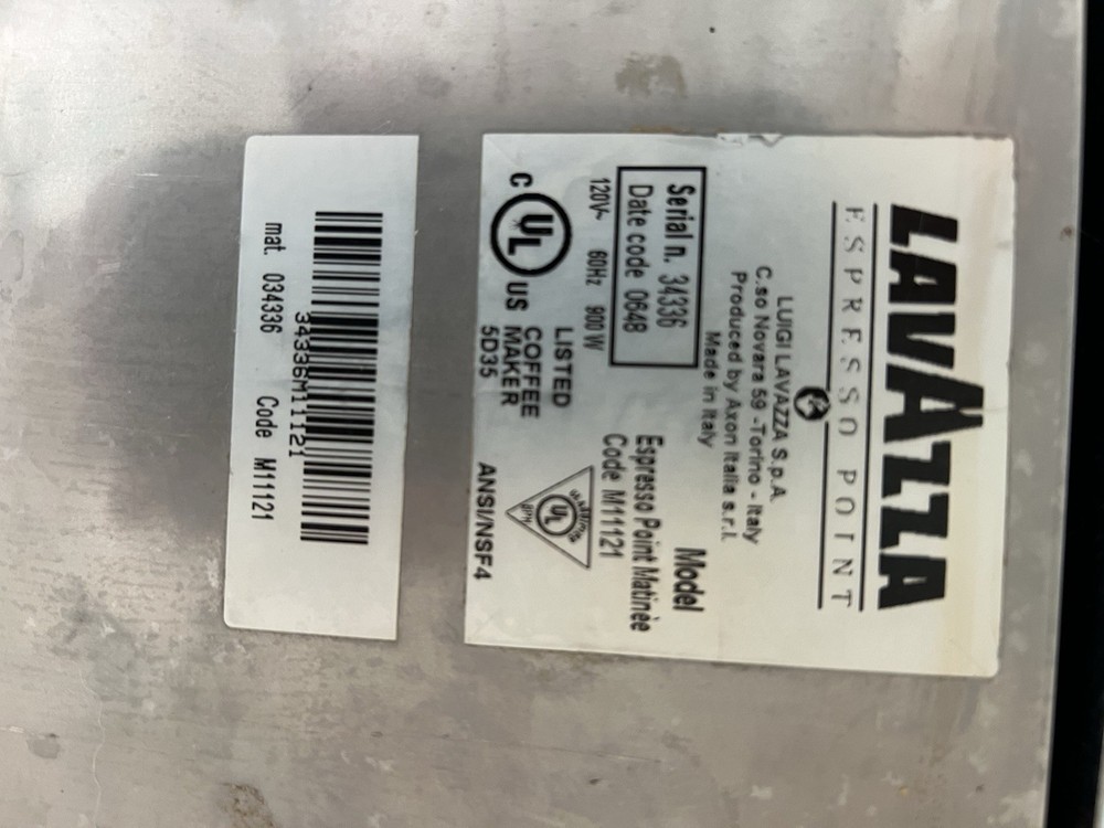 lavazza espresso point machine