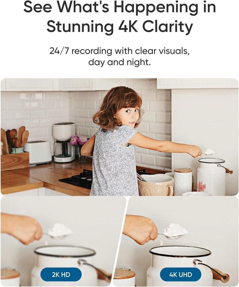 eufy Security 4K Indoor Camera E30-No Subscription,Work as Pet White