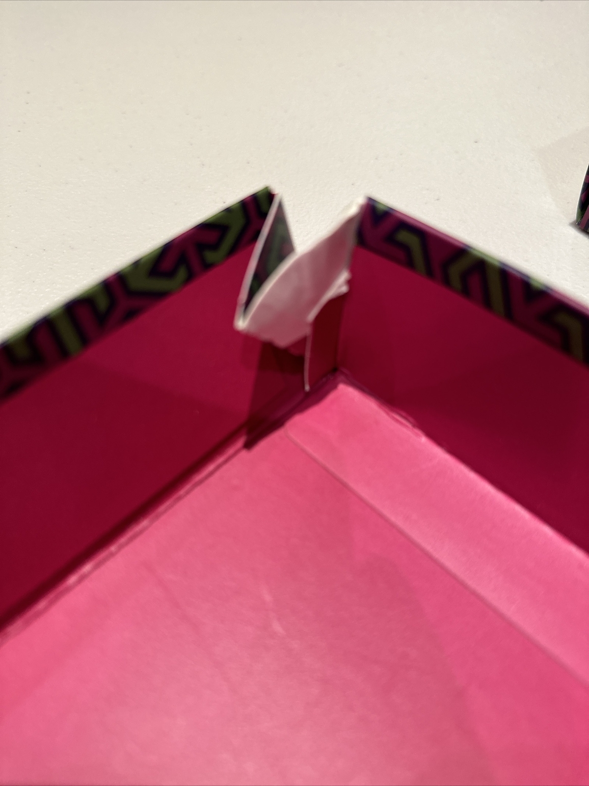 Tory Burch Purple TB Logo Empty Shoe Box Gift Box Good Condition