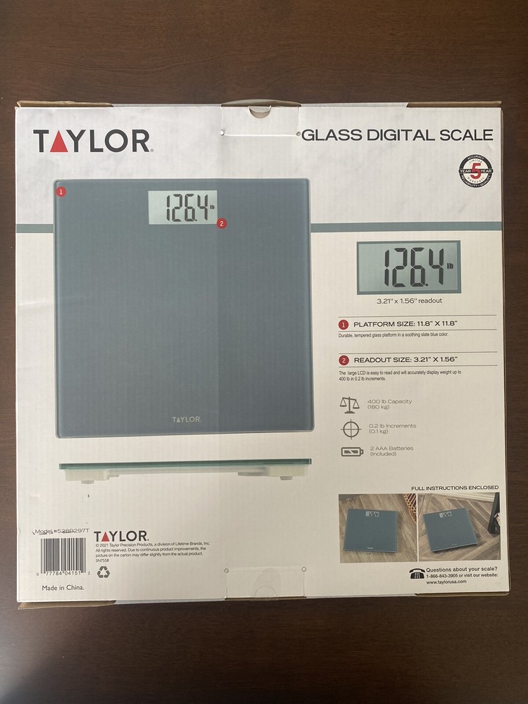 Taylor Glass Digital Scale