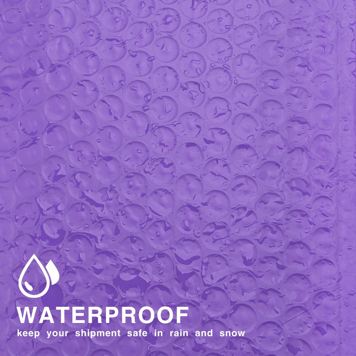 ProLine 500 #0 Extra Wide CD DVD Purple Poly Bubble Mailers Envelopes 6.5x10