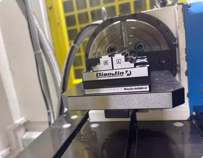 Four and Five-axis Fixture Self-centering Vise Zero-point Quick-change Four-axis