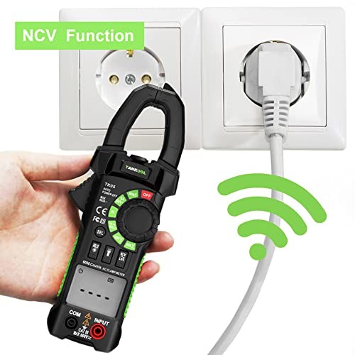 Digital Clamp Meter Multimeter Tester T-RMS 6000 Counts, Auto AC Current